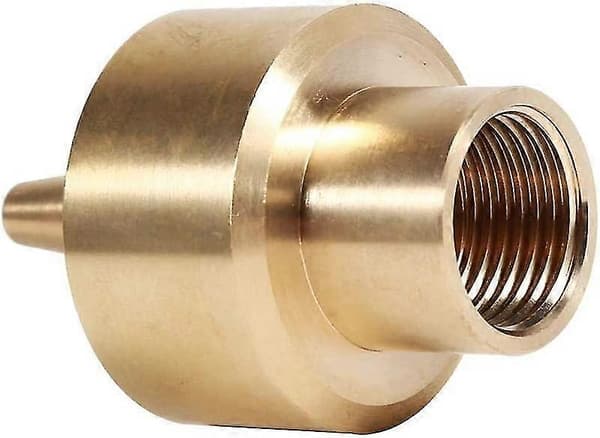 Messing Søyle Hage Dam Fontene Vann Dyse Spray Hode Gull 1/4\"