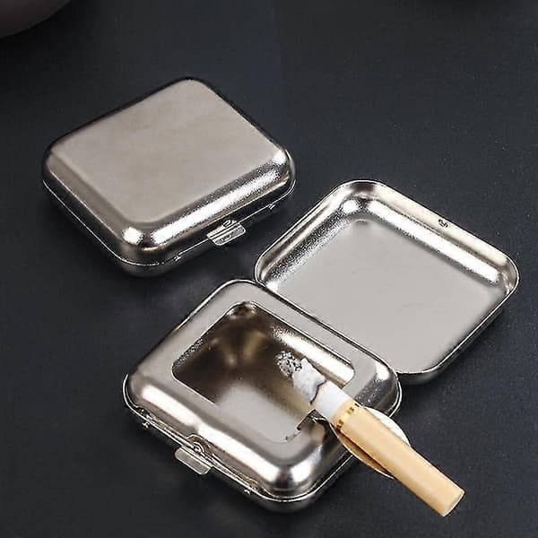 Aschenbecher Metall Låsbar Lommeaskebeger, 6*5,5 cm