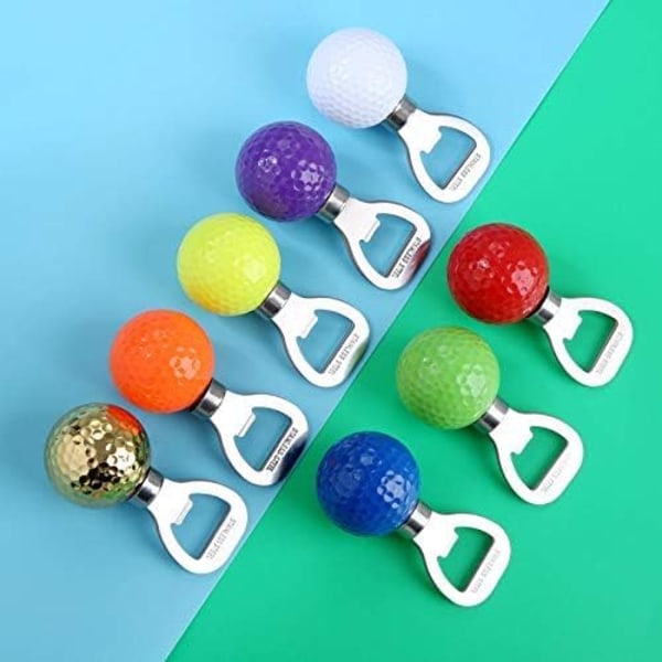 Ölburksöppnare Golfboll Design Kreativ Köksredskap Dryckesöppnare Golfbollformad Rostfritt Stål - Vit White