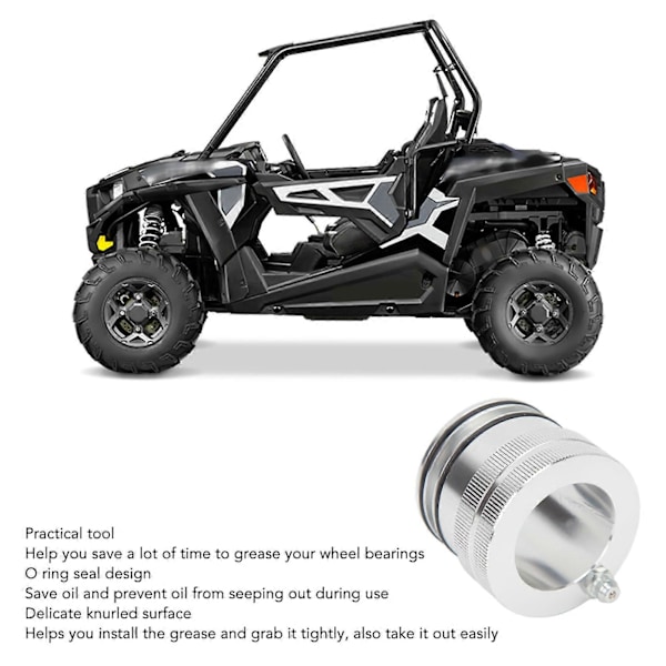 Hjulleje Smøremiddel Aluminium Præcisions Riflet Leje O Ring Smøremiddel Værktøj Erstatning Til Polaris ATV UTV 44mm/1.73in