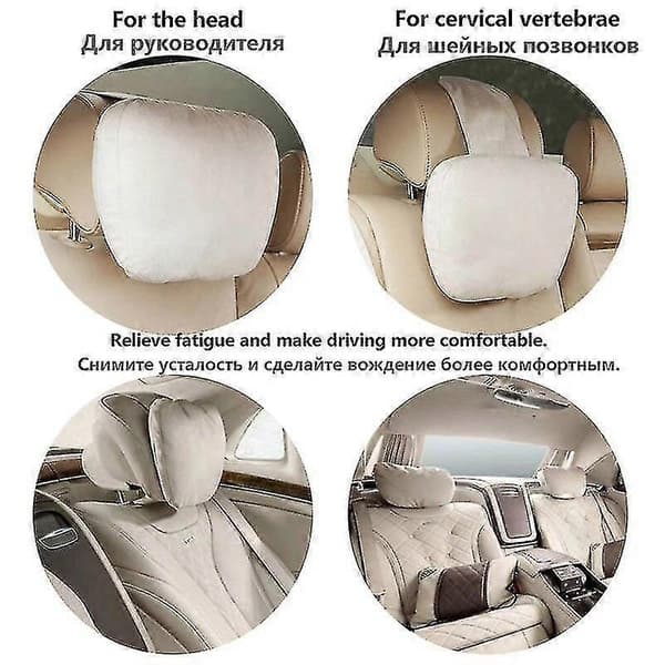 Högkvalitativt Nackstöd för Bil / Maybach Design S Klass Mjuk 1Pcs Gray