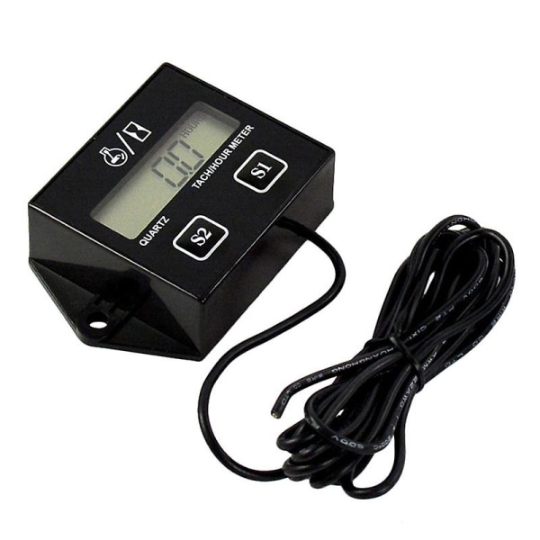 Motorsykkel LCD Race Digital Rpm Turteller Timer Måler