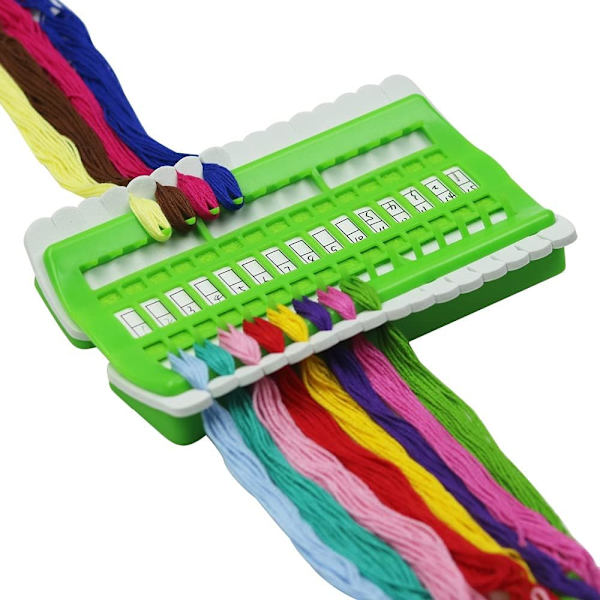 Broderitråd Organizer 30 Positioner Korsstygn Trådhållare DIY Hantverk Sömnad Broderitråd Förvaringsverktyg