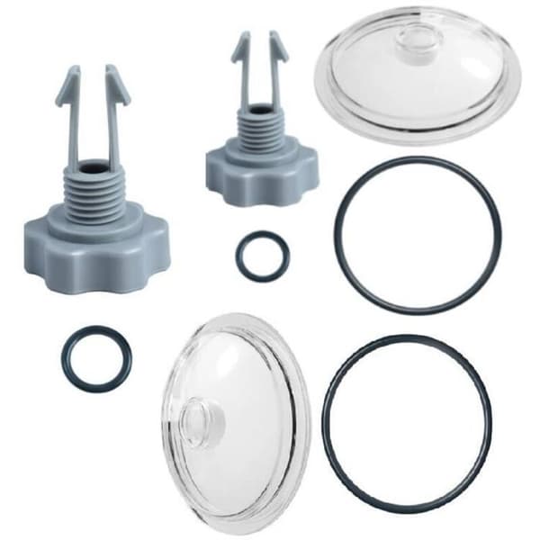 SF80110-1 lövfångarlock, O-ring och ventil, kompatibel med Intex 12\" sandfilterpumpar (flödeshastighet: 2