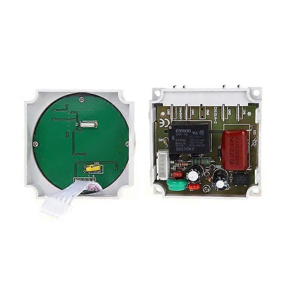 CN101A DC 12V 16A Digital LCD Strøm Programmerbar Timer Tidsrelæ Kontakt Hvid Yo