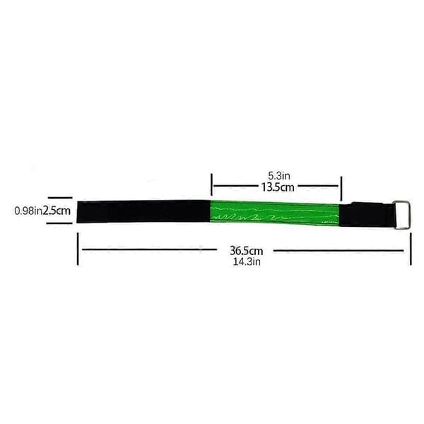 Løpelys for løpere USB oppladbart LED-armbånd Reflekterende sikkerhetsbånd for løping Green