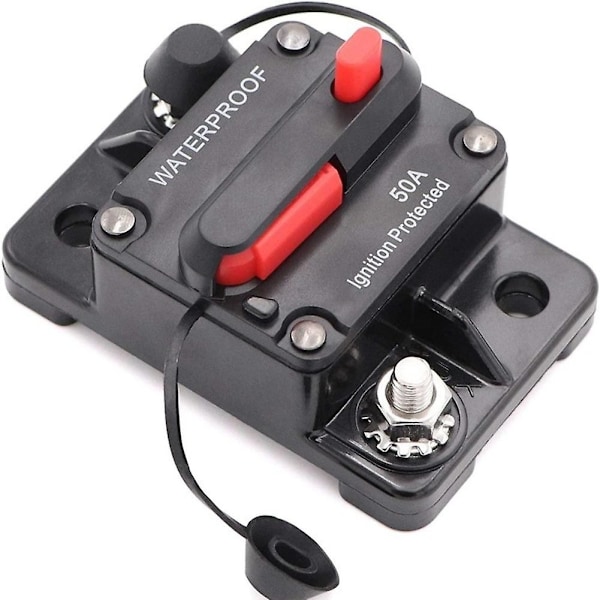 30A 40A 50A 60A 70A 80A 100A 120A 150A 200A 250A 300A AMP Strömbrytare Återställning 12-48V DC Bil Båt Auto Vattentät