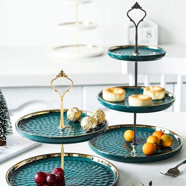 9-delad Cake Stand-hårdvarukit, Tiered Tray-hårdvara, Beslag för Cake Stand, 3-vånings Cake Stand-beslag