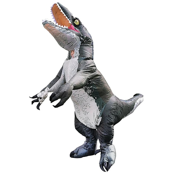 Halloween-dräkt Uppblåsbar Dinosaur Kläder Raptor Dinosaur Kostym Djur Cosplay För Vuxna Män Kvinnor