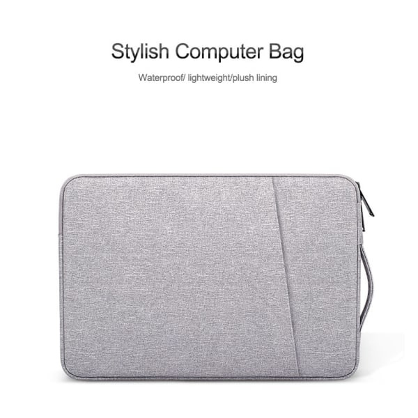 INF Laptopveske 14,1 tommer/15,4 tommer lerret Grå Grå