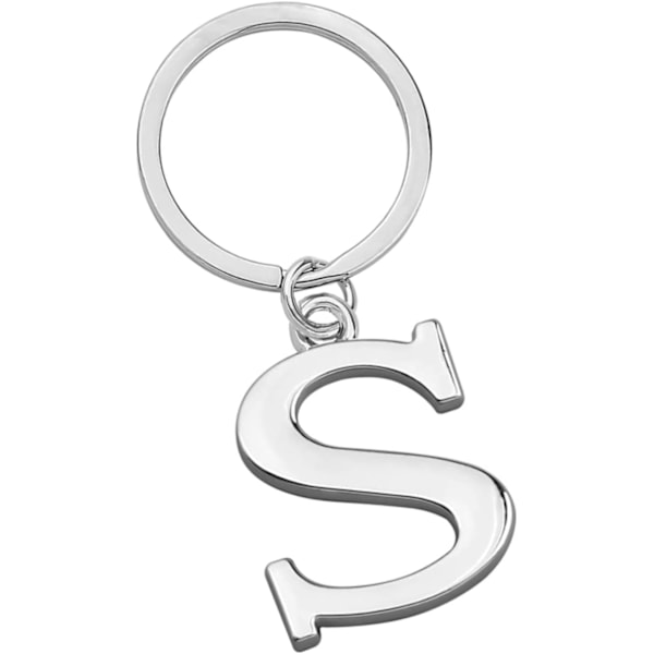 Nøglering Bogstav - Initial Alfabetet Nøglering Charm Bogstav S