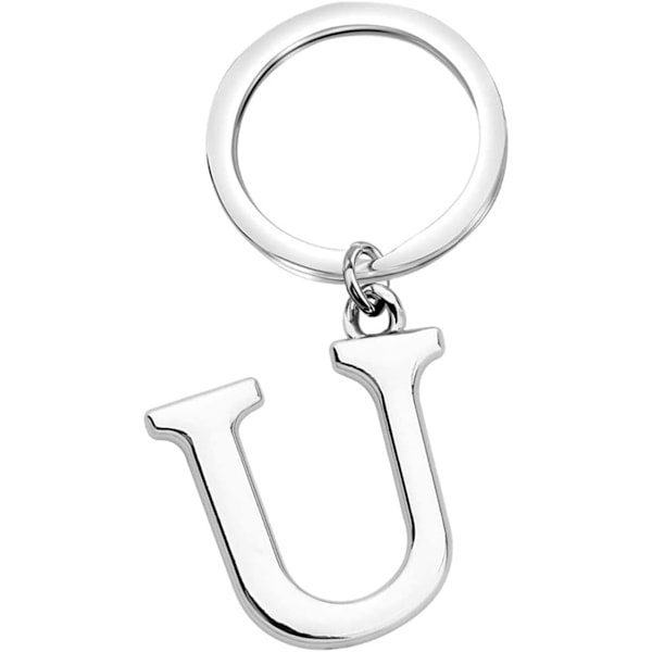 Nøkkelringbokstav - Initial Alphabet Key Ring Charm Bokstav U