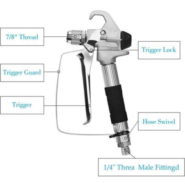AIPER Airless sprutpistol med 517-munstycke, 3600 PSI