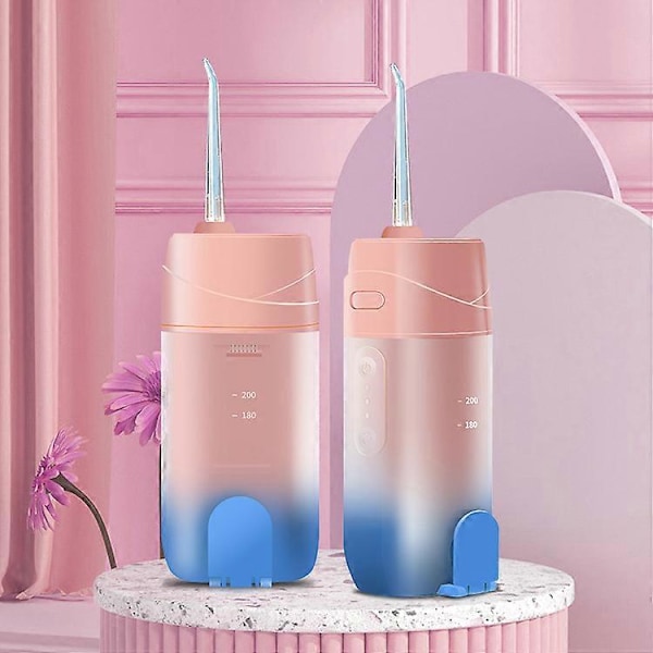 Sähköinen hammasväli-imuri, suun hammaspesuri, hammaspuhdistustyökalu, hammaskiven poistaja Pink