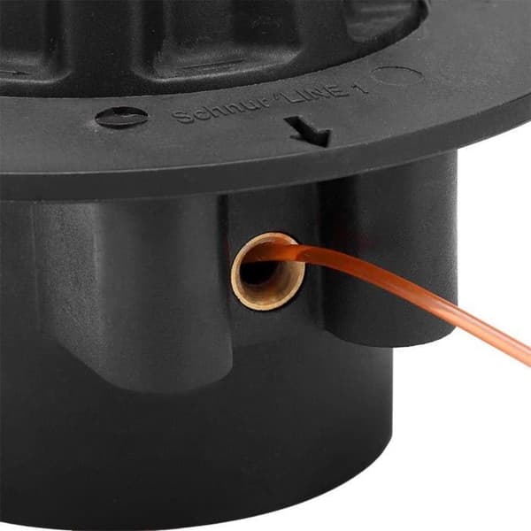 Sort forstærket plast 11,7 cm trimmerhoved til buskryddere kompatibel med Stihl FS38 FS45