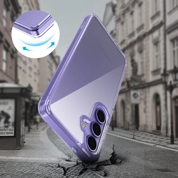 Tech-Protect Galaxy S25 Plus Deksel FlexAir Hybrid Transparent