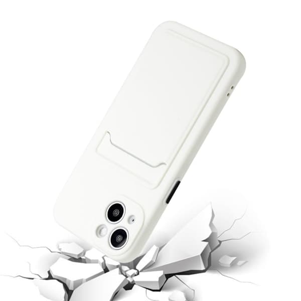 iPhone 13 Skal med Kortfack Vit