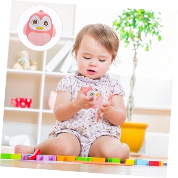 Pingvin Tumbler - Poly Musical Toys Tumbler Wobble Shaker Rhythm Wobble Leksaker för Leksaker Tumbler Poly Plast