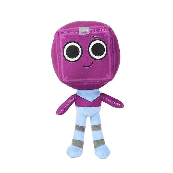 Dandy's World Horror Games -pehmolelu, Piirrettyjen hahmojen pehmolelut, Pebble Scrap Poppy Goob -nukke lahjaksi faneille ja ystäville Purple