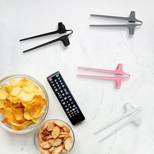 8 st fingerpinnar, snackstickor för spelare, fingerpincett chip chopstick lat artifact extra controller matpincett för mobiltelefon gamepad speltillbehör