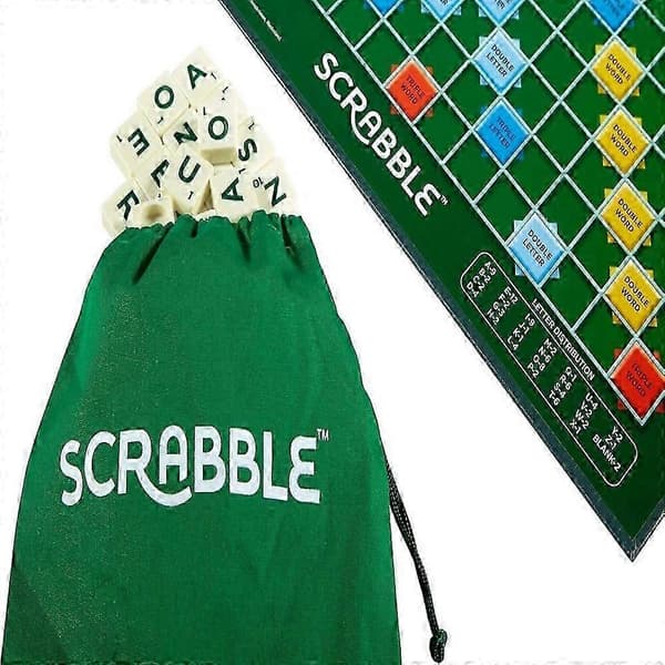 Scrabble med låsemekanisme til brikker