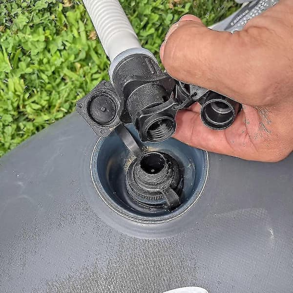 Uppblåsbar Båt Pump Adapter Och Kite/boston Ventil Standard Vanlig Luftpump Luftventil Adapter Ekerplatta