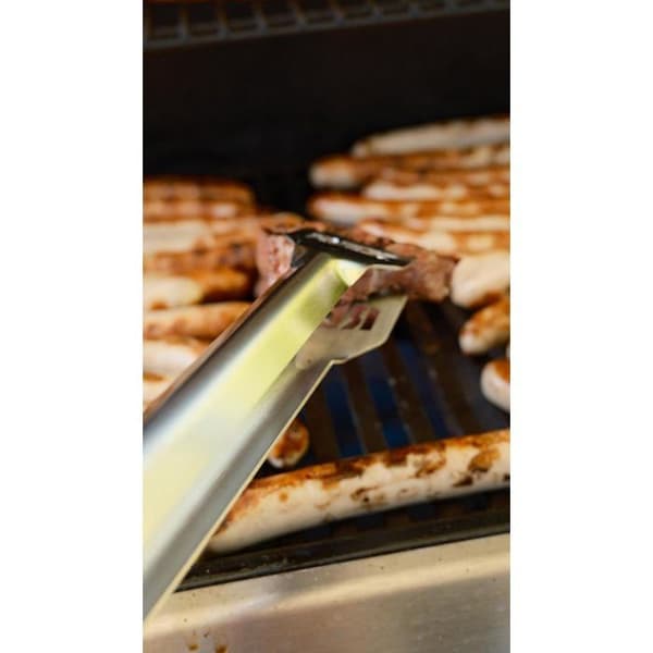 Grilltang - 1 stk. - Rustfrit stål - Længde 58 cm - Professionel madlavning - Tykkelse 1,5 mm