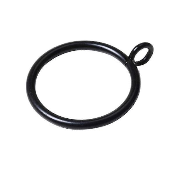 38 mm metalgardinringe med øje til køkken og soveværelse 40pcs Black
