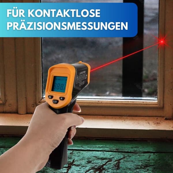 WAAGEMANN Infrapunalaserlämpömittari -50°C - 500°C Pyrometri