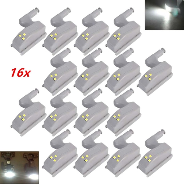 16 nattlampor invändiga LED-lampor för kök
