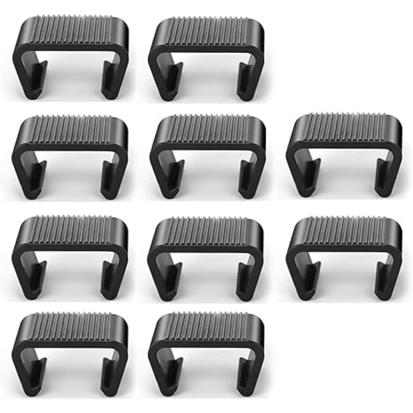 10 stk. Udendørs møbelklemmer Terrasse sofa klemmer Rattan møbelklemmer Vikle