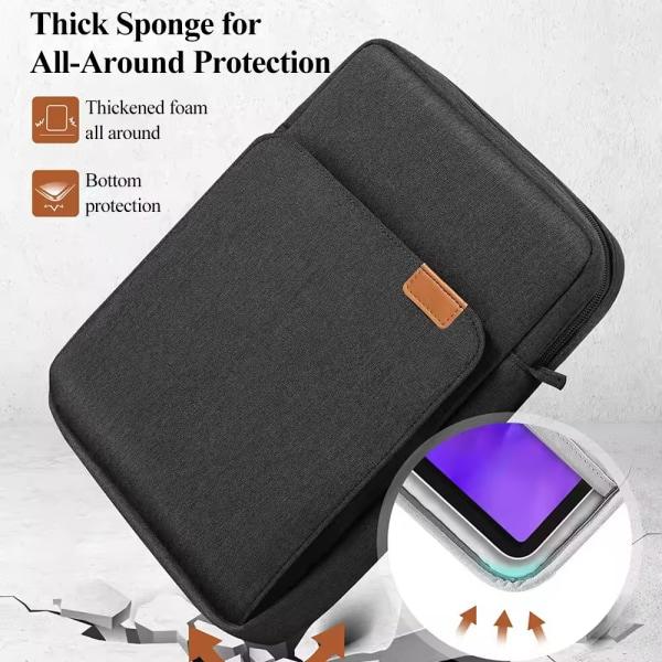 Blå Messenger Laptop Bag for MacBook Air Pro M1 M2 iPad 9