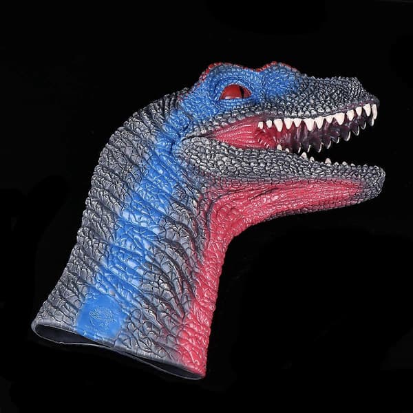 Dinosaur Handdocka Velociraptor Handdocka Figurleksak för Lek 1 st