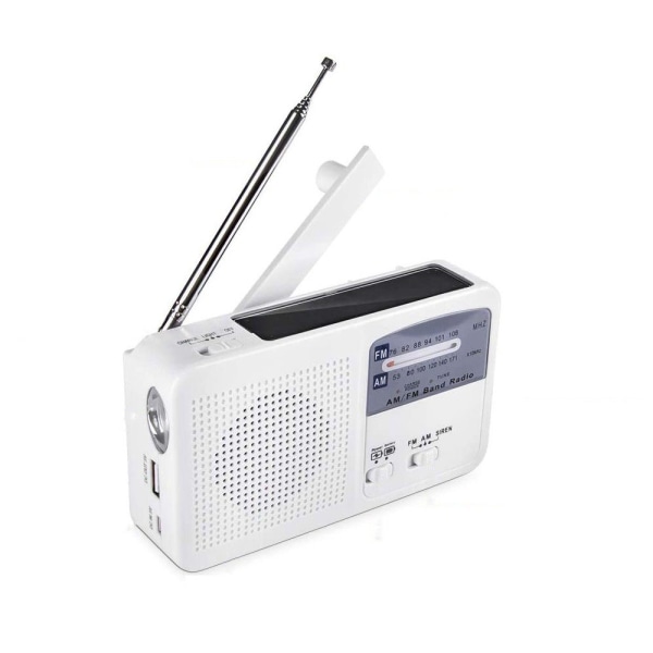 Portable Emergency Radio Solar Dynamo Power Rechargeable Hand