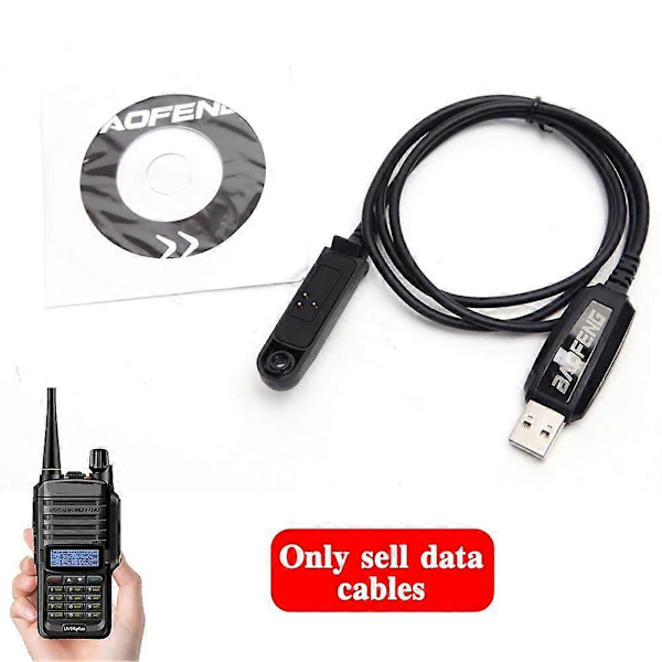 Programmeringskabel til BaoFeng UV-9R PLUS A58 BF-9700 Walkie-talkie Data