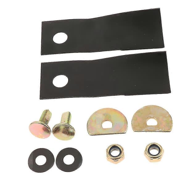 2x Kraftiga Gräsklipparblad Set För Honda Gxv160 14.5x4.5cm