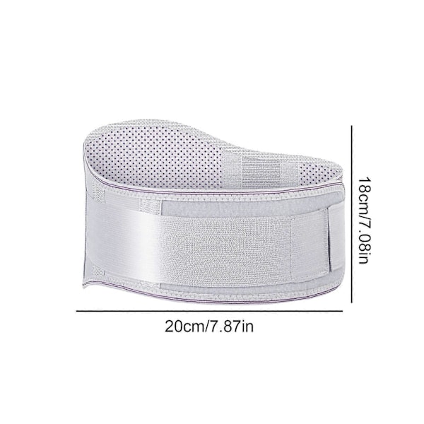Lændesmerter Iskias Nerve Magnetoterapi Varmebælte White XL