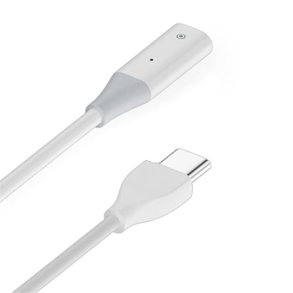 USB-C Adapterkabel for Apple Pencil (1. generasjon) 50 cm ladekabel med indikatorlys