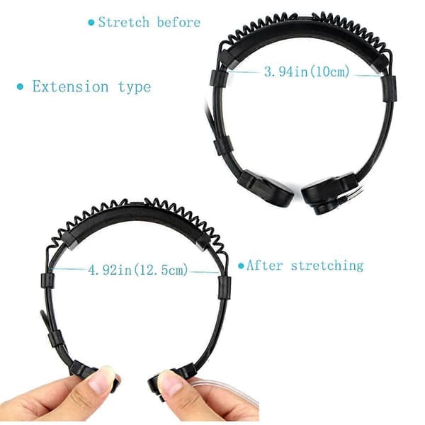 R-151 1-pin 3,5 mm halsmikrofon med øretelefon