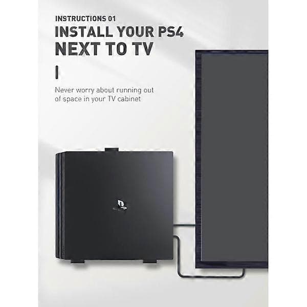 Velegnet til PS4-vægmontering PS4 slim