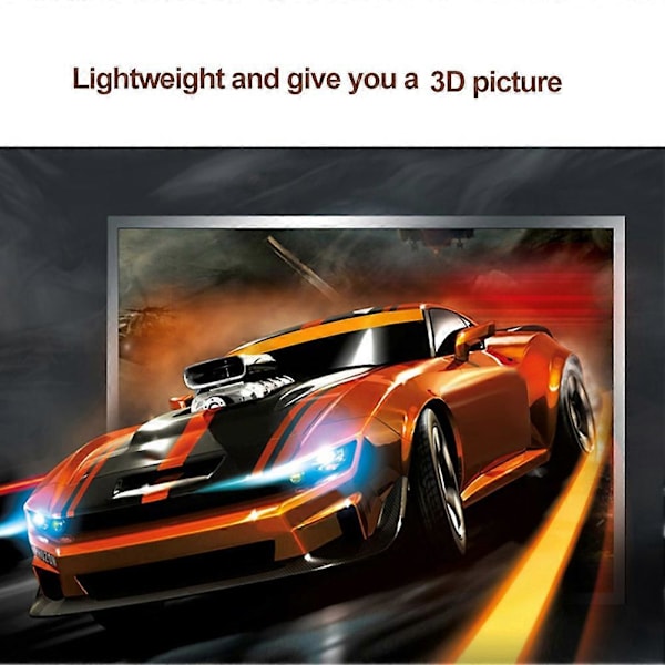 4 st Polariserade Passiva 3D-glasögon för 3D-TV Real 3D-biografer för 3D-spel och TV