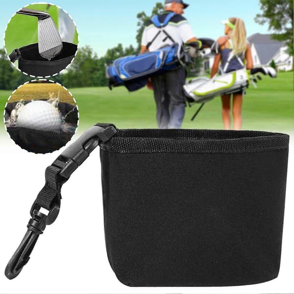 Golfkølle Bold Rensepose Bærbar Vandtæt Bære Vaskepose Multipurpose Kølle Aftørringstilbehør 2pcs