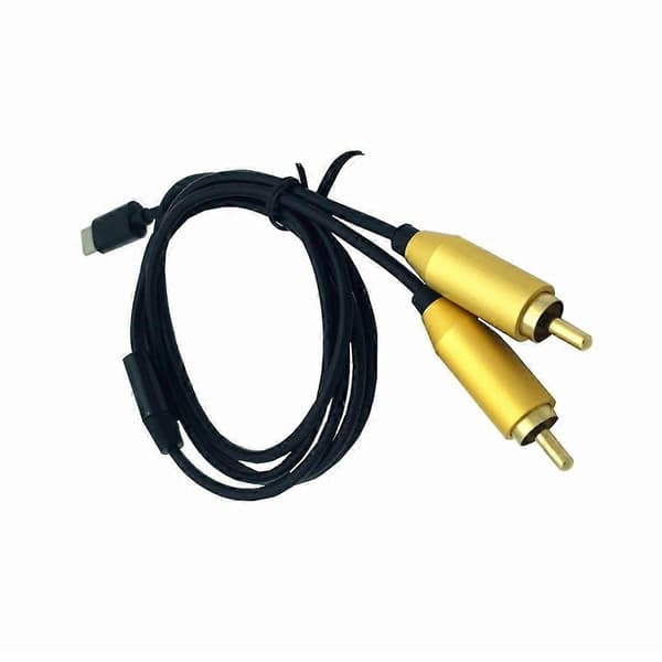 Type C til Dobbel RCA Splitter Lydkabel for Hi-Fi Lydoverføring