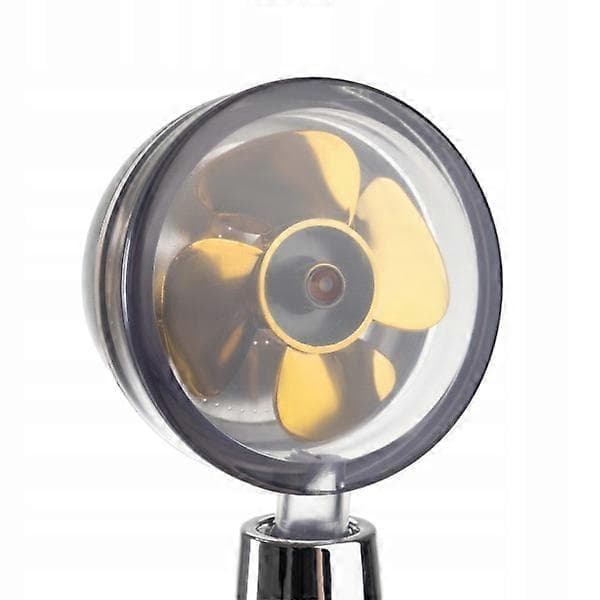 Duschmunstycke med propeller - Turbo Silver