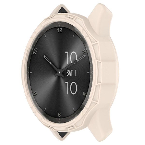 För Garmin vivomove Trend Fallsäkert TPU Klockfodral Ihålig Stötfångarram Skydd - Starlight Multicolor Starlight