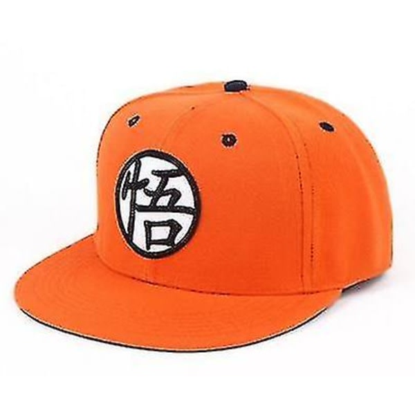 Anime Dragonball Säädettävä Hiphop Snapback-Lippis Orange