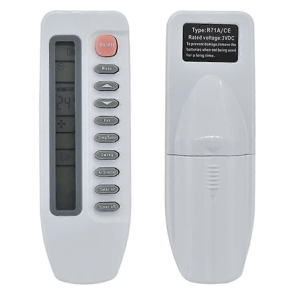 Fjernkontroll for Midea R71A/E klimaanlegg kontroller stabil ytelse