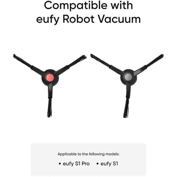 2 st för Eufy Robotdammsugare Omni S1/S1 Pro/E28 Soprobotdammsugare Ersättningssidoborste
