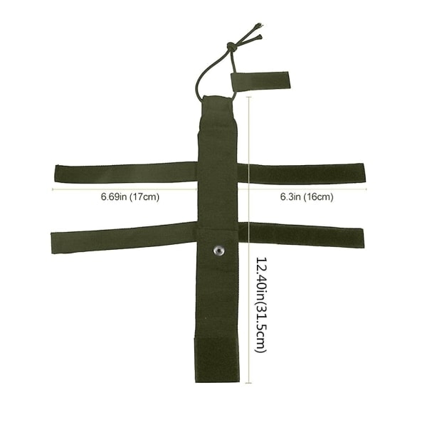 Vattenflaskhållare Nylon Taktisk Vattenflaskväska Vattenflaskbärväska Militärgrön Army Green