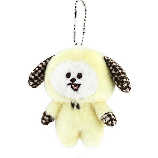 10CM Kawaii Line Friends Bt21 Sarjakuva Shooky Cooky Chimmy Rj Pehmo Riipus Jälkiruoka Sarja Avaimenperä Riipus Pehmo Nukke Koriste pendant35 10CM